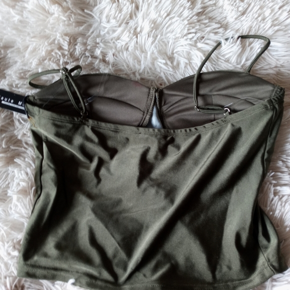 Haute Monde Bustier crop top - Picture 5 of 7